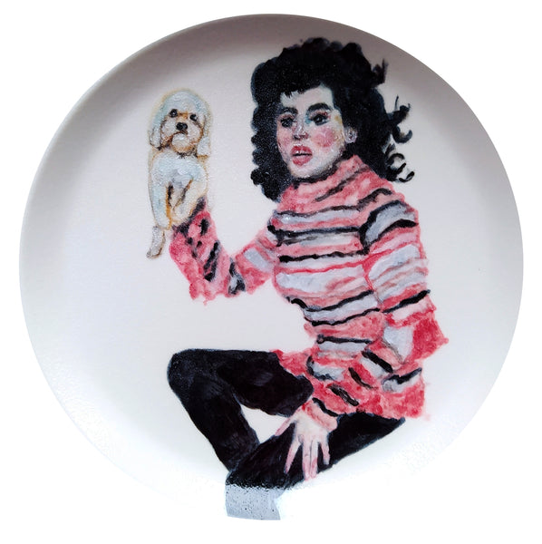 Porcelain plate "Queens of Chaos" 1