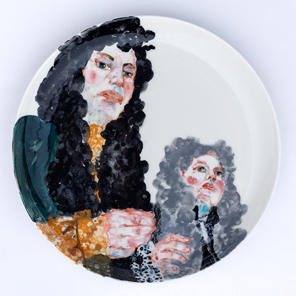 Porcelain plate "Impoverished nobility" 3