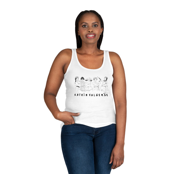 Vintage-Inspired Women's Tank Top - GIRLS