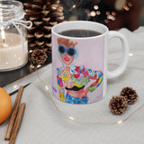 Ceramic Coffee Cup - "Chick in Moschino"