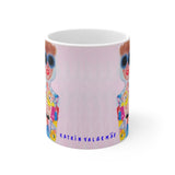 Ceramic Coffee Cup - "Chick in Moschino"