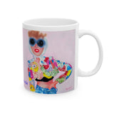 Ceramic Mug "Chick in Moschino"