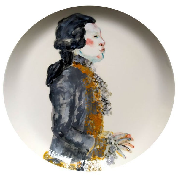 Porcelain plate "Velvet Dust" 8
