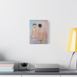 Matte Stretched Canvas Wall Art - IM IN MY MAXIMAL MODE - Figurative Nude in Mirror