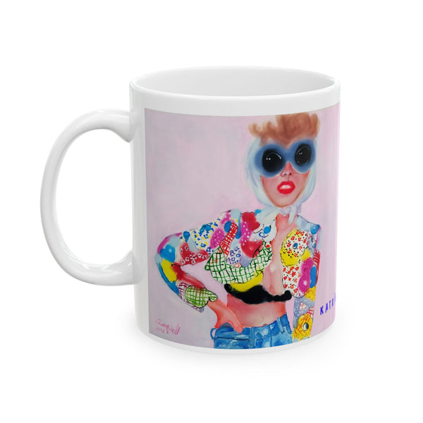 Ceramic Mug "Chick in Moschino"