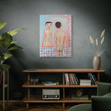 Matte Stretched Canvas Wall Art - IM IN MY MAXIMAL MODE - Figurative Nude in Mirror