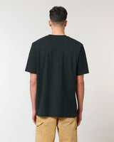 Back view of the “Pirate” Unisex T-shirt, displaying the clean, smooth back with no print and the high-quality fabric construction