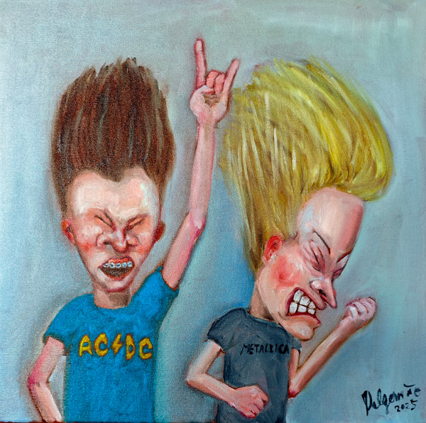 Painting "Beavis and Butt-Head"