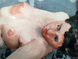 Close-up of “PatternWhisperer,” showcasing the figure and the harmonious interplay of patterns and textures
