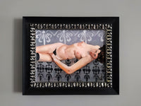 Detailed view of the patterns in “PatternWhisperer,” emphasizing the tapestry-like elements and surreal quality