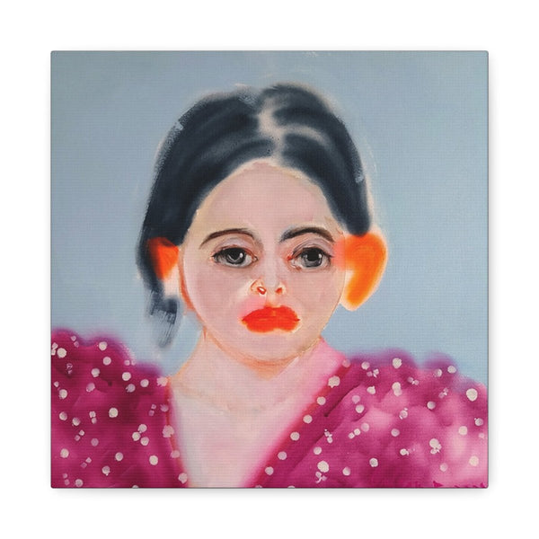 Front view of “Little Princess” canvas print by Katrin Valgemäe, showcasing intricate details and vibrant colors