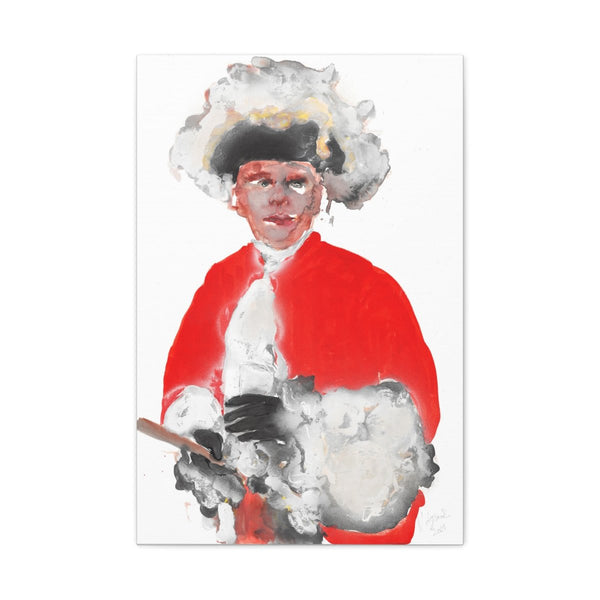 Front view of “Parade” canvas print by Katrin Valgemäe, showcasing its detailed and captivating design