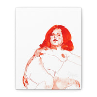 Front view of the “Sketch 32” canvas print by Katrin Valgemäe, displayed on a clean white background
