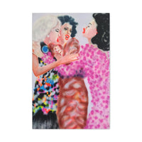 Full view of “After Third Prosecco” canvas print by Katrin Valgemäe, showcasing its vibrant and detailed artwork