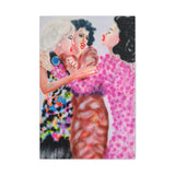 Full view of “After Third Prosecco” canvas print by Katrin Valgemäe, showcasing its vibrant and detailed artwork