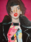 Painting "Out of my way — I’m running"