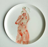 Porcelain plate NUDE 004