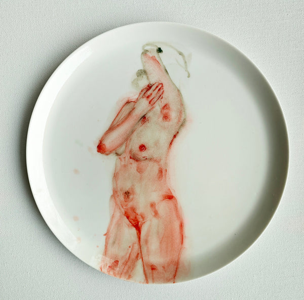 Porcelain plate NUDE 004