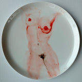 Porcelain plate NUDE 003