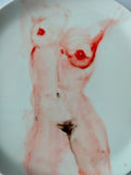 Porcelain plate NUDE 003