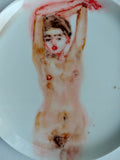 Porcelain plate NUDE 002