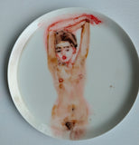 Porcelain plate NUDE 002