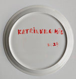 Porcelain plate "Lips"