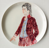 Porcelain plate "Velvet Dust" 13