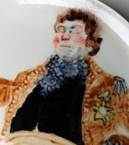 Porcelain plate "Velvet Dust" 14