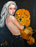 Painting "It-Girl & the Chinese Teddy"