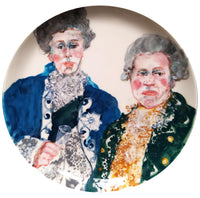 Porcelain plate "Velvet Dust" 7