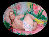 “Once in the 80s” by Katrin Valgemäe, displayed on a wall, accentuating its retro-inspired design and dynamic composition