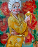 Painting "Roses Are Red, Bananas Are Weird"