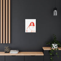  “Sketch 32” canvas print showcased on a dark wall, adding depth and sophistication to the decor