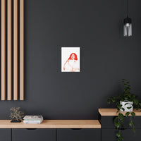 Small “Sketch 32” canvas print showcased on a dark wall, adding depth and sophistication to the decor