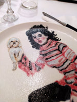 Porcelain plate "Queens of Chaos" 1
