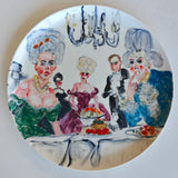 Porcelain plate "Velvet Dust" 19