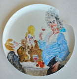 Porcelain plate "Velvet Dust" 18