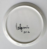 Porcelain plate "Velvet Dust" 15