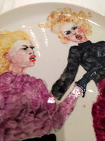 Porcelain plate "Queens of Chaos" 2