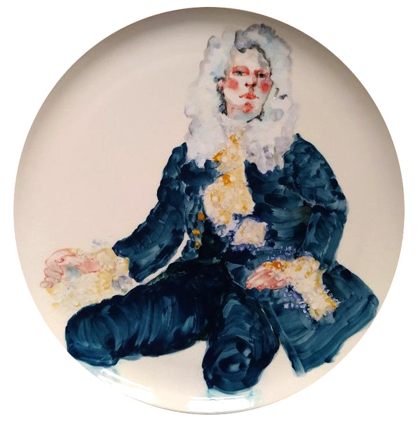 Porcelain plate "Velvet Dust" 10