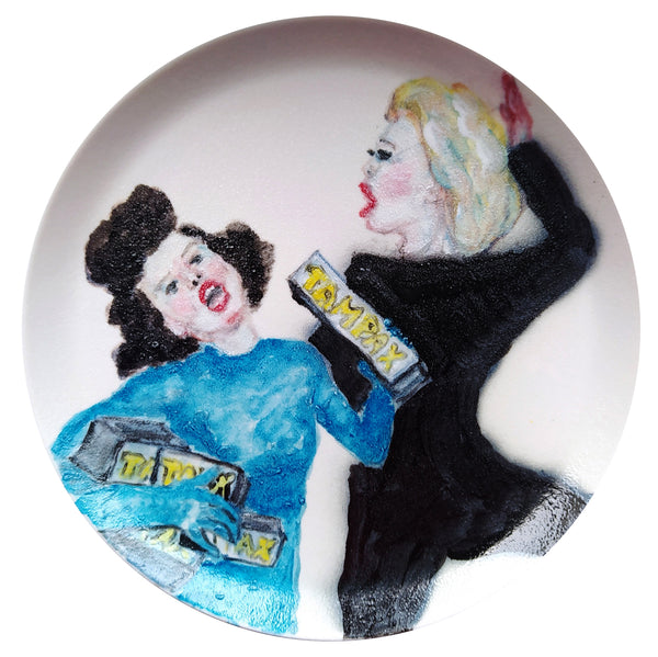 Porcelain plate "Queens of Chaos" 3
