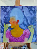 Painting "Sapphire Eater"
