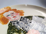 Porcelain plate "Impoverished nobility" 2