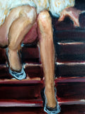 Painting "High Heels and Higher Spirits"