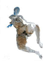 “Sketch 3” by Katrin Valgemäe, a 2015 ink on paper artwork, featuring dynamic figurative strokes and artistic vitality